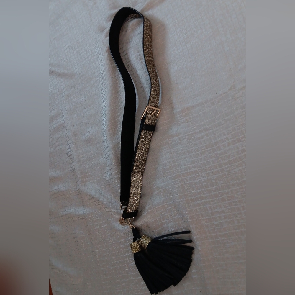 Kate Spade Black and Gold Belt Accessory
